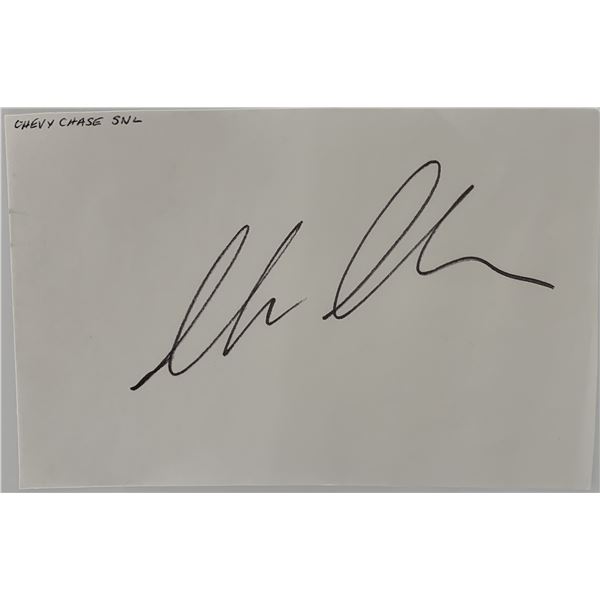 Caddyshack Chevy Chase signature cut. GFA Authenticated