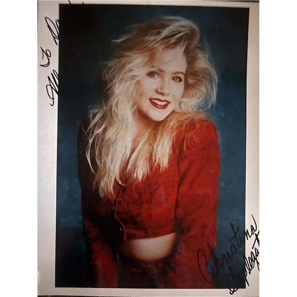 Christina Applegate signed photo