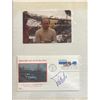 Image 1 : Juan Manuel Fangio photo and signed commemorative cover