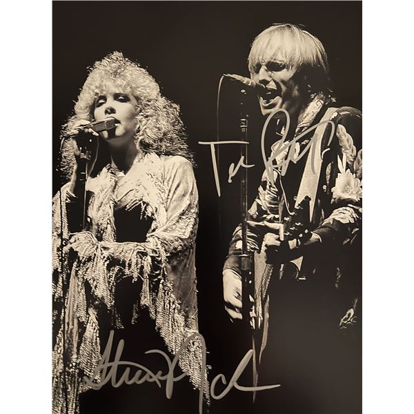 Tom Petty and Stevie Nicks signed photo