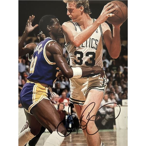 NBA Legend Larry Bird signed photo