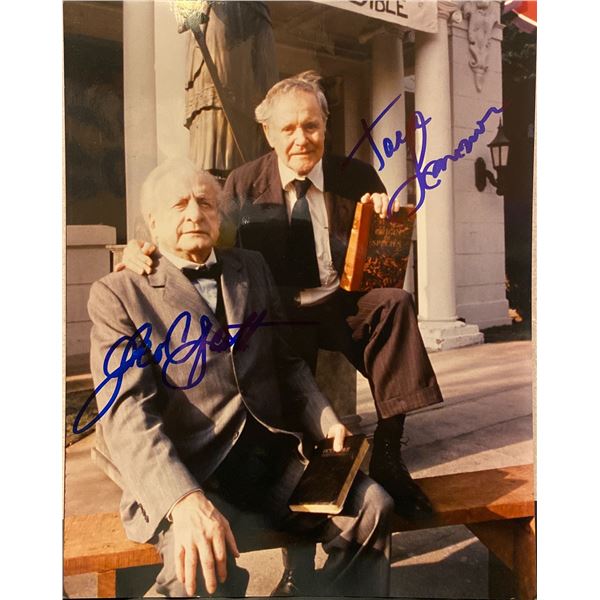 George C. Scott and Jack Lemmon signed "Inherit the Wind" TV movie signed photo