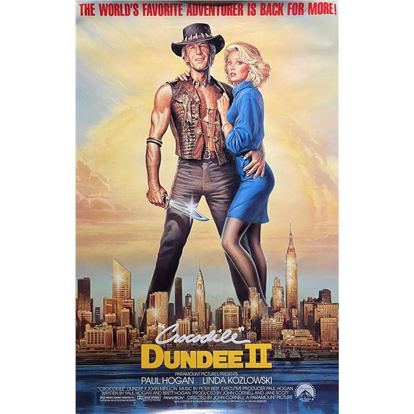 Crocodile Dundee II Original Movie Poster. 27X41 Inches