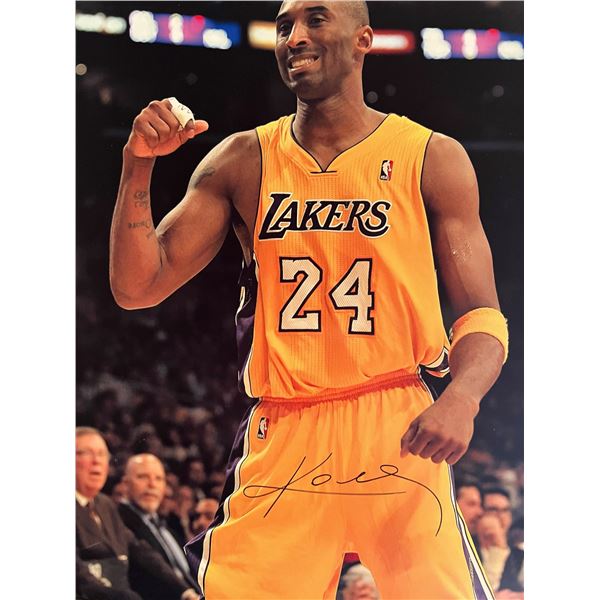 Kobe Bryant signed photo