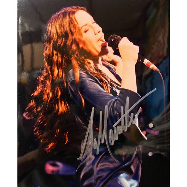 Alanis Morissette signed photo