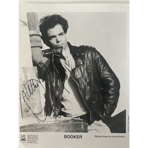 Booker Richard Grieco signed photo