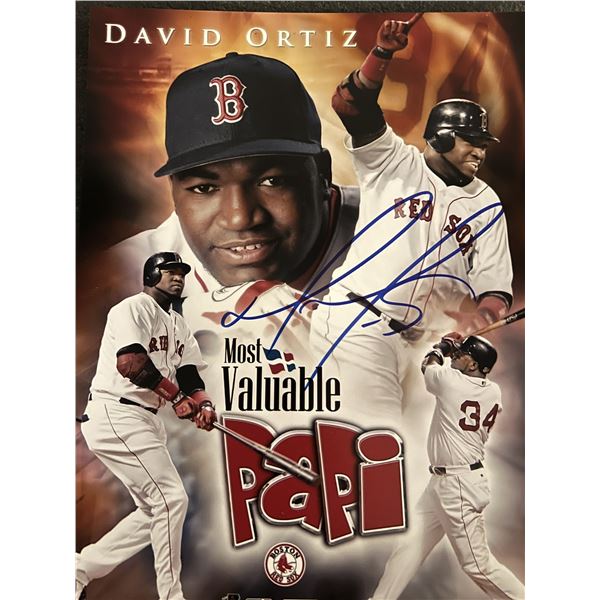 Boston Red Sox Big Papi David Ortiz signed photo