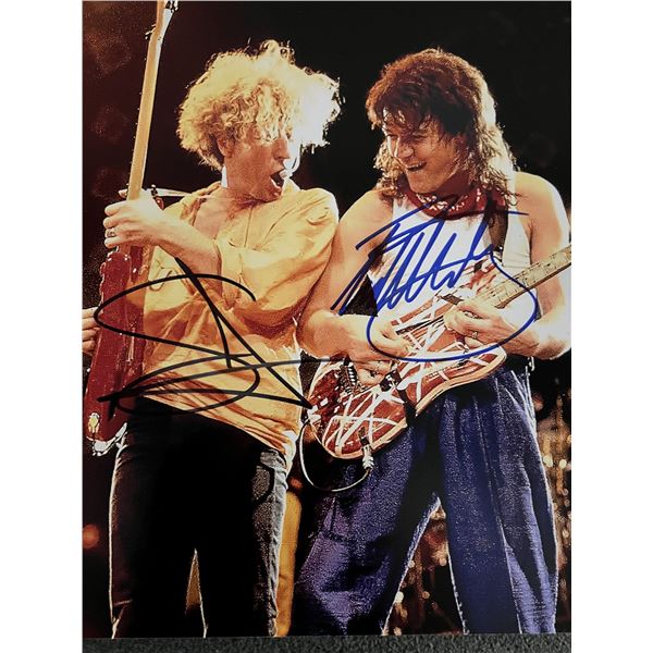Van Halen band signed photo