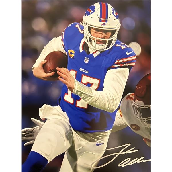 Buffalo Bills Josh Allen signed photo