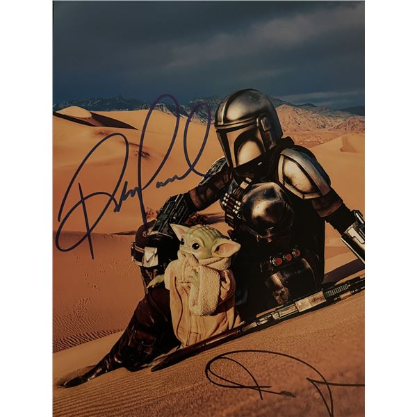 The Mandalorian cast signed photo