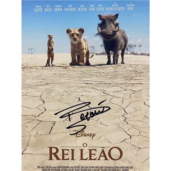 The Lion King signed international movie photo autographed by Beyoncé Knowles-Carter. 8x10 inches