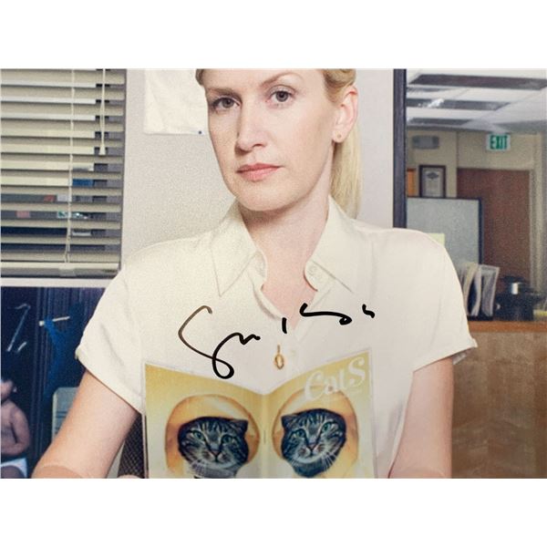 The Office signed photo autographed by Angela Kinsey. 8x10 inches