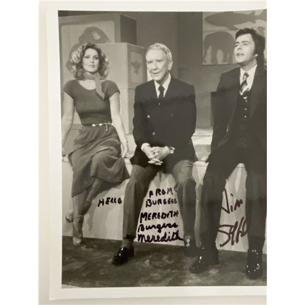 Those Amazing Animals signed photo autographed by Burgess Meredith and Jim Stafford. 8x10 inches