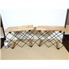 Image 1 : LOT DE 2 ITEMS EN MÉTAL/BOIS