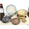 Image 1 : LOT DE 8 BOLS/PLATEAUX DÉCORATIVE