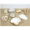Image 1 : LOT DE 8 ARTICLES DE COQUILLAGES DÉCORATIVE