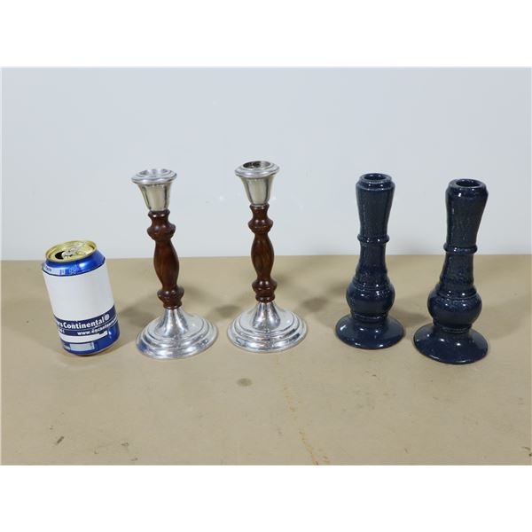 LOT DE 4 BOUGEOIRS