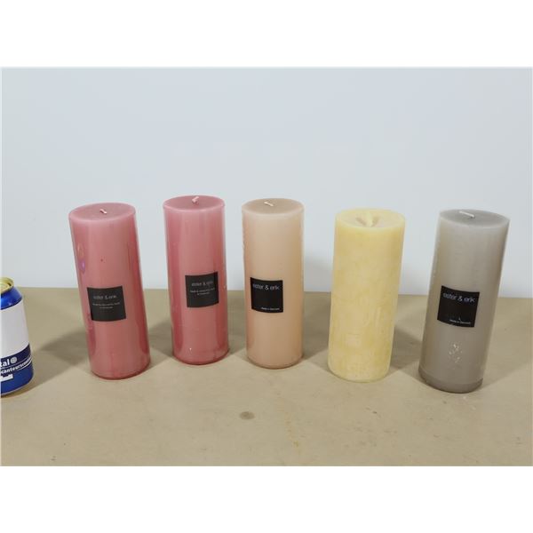LOT DE 5 BOUGIES