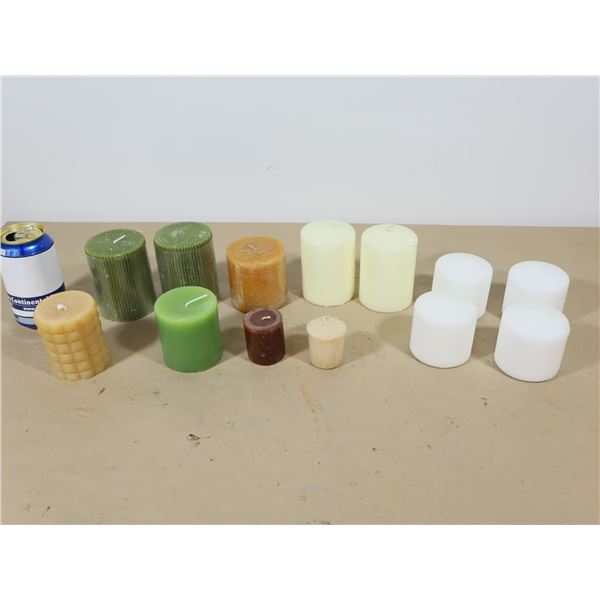 LOT DE 13 BOUGIES