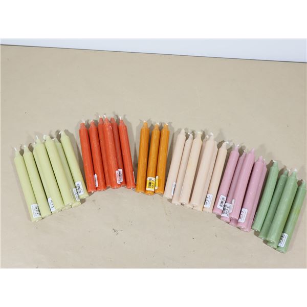 LOT DE 35 BOUGIES