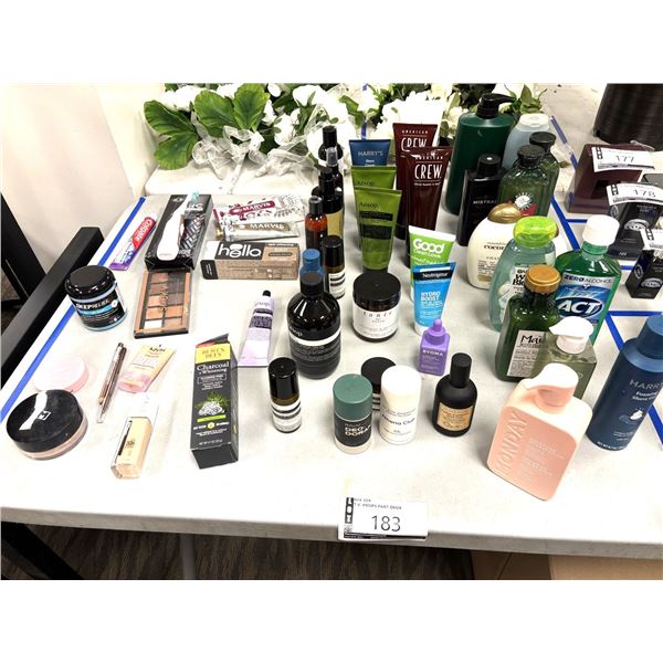 LOT DE PRODUITS D'HYGIÈNE PERSONNELLE ASST