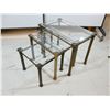 Image 1 : ENS DE 3 PETITES TABLES