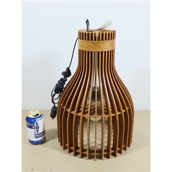 LUMINAIRE TURBINE CHÈNE NATUREL ROCHEBOBOIS C114-25 PRIX DETAILS:$2260.00