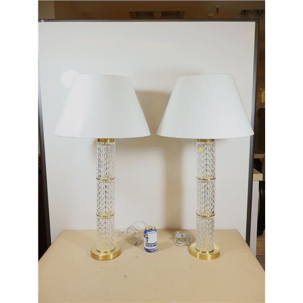 ENS DE 2 LAMPES DE TABLES