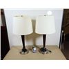 Image 1 : ENS DE 2 LAMPES DE TABLES AVEC PRISE