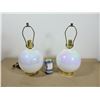 Image 1 : ENS DE 2 LAMPES DE TABLES (SANS ABAT JOUR)