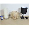 Image 1 : LOT DE 3 LAMPES DE TABLE