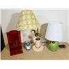 Image 1 : LOT DE 3 LAMPES DE TABLE