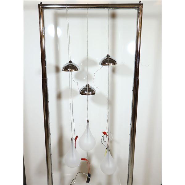 LOT DE 3 LUMINAIRES SUSPENDU