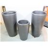 Image 1 : ENS DE 3 POTS EN PLASTIQUES NEUF(2:16"x30" & 1: 13"x23")