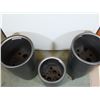 Image 2 : ENS DE 3 POTS EN PLASTIQUES NEUF(2:16"x30" & 1: 13"x23")