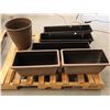 Image 3 : LOT DE 6 POTS EN PLASTIQUES ASST