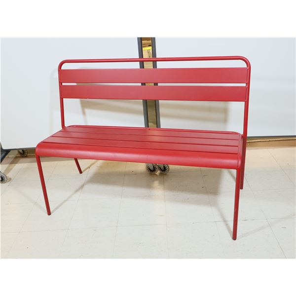 BANC EN MÉTAL 49"