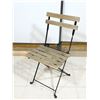 Image 2 : LOT DE 5 CHAISES PLIANTE BRUN