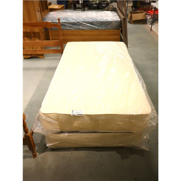 SOMIER & MATELAS SIMPLE 40"x75"