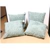 Image 1 : LOT DE 4pcs COUSSINS VERT