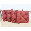 Image 1 : LOT DE 4 COUSSINS DE CHAISE