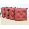 Image 1 : LOT DE 4 COUSSINS DE CHAISE