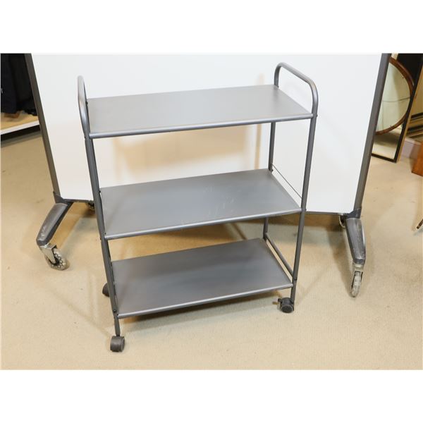 ÉTAGÈRE MÉTAL MOBILE 24"x12"x29"