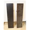 Image 1 : LOT DE 2 ÉTAGÈRES FLOTTANTES 44"x10"