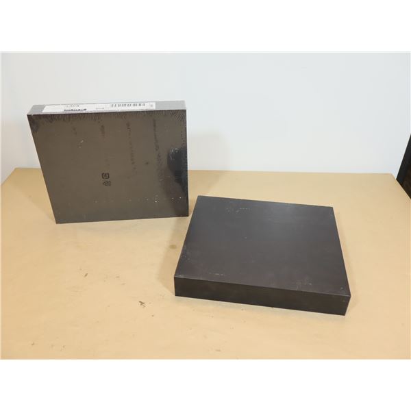 LOT DE 2 ÉTAGÈRES FLOTTANTES 12"x10"x2"