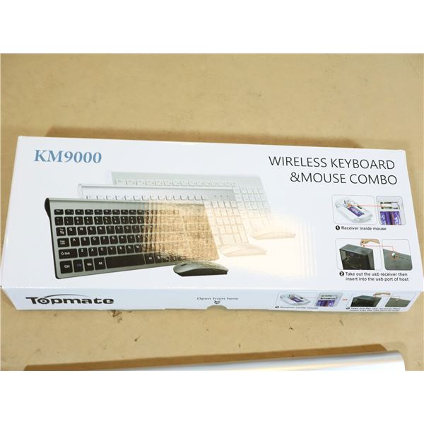 ENS DE CLAVIER ET SOURIS SANS FIL TOPMATE KM9000