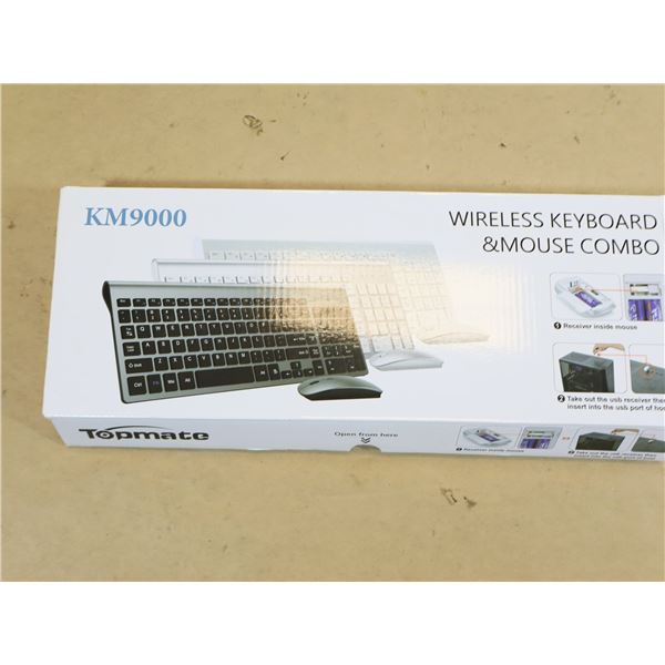 ENS DE CLAVIER ET SOURIS SANS FIL TOPMATE KM9000