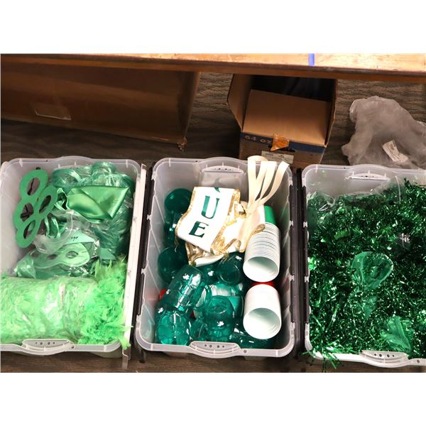 LOT DE DÉCORATIONS POUR LA SAINT PATRICK (SANS BACS)