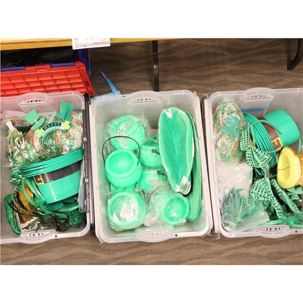 LOT DE DÉCORATIONS POUR LA SAINT PATRICK (SANS BACS)