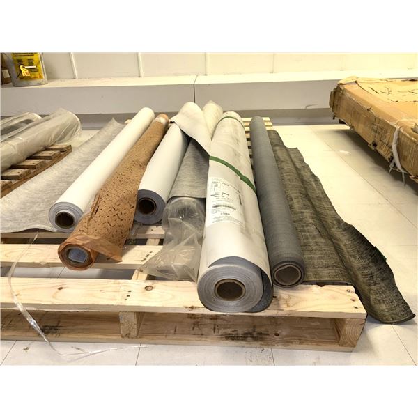 LOT DE 6 ROULEAUX DE VINYLE ASST